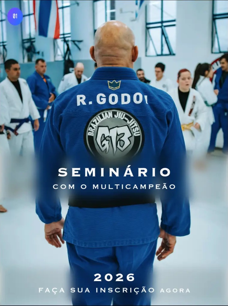 Seminário de jiu-jitsu com multicampeão R. Godoi